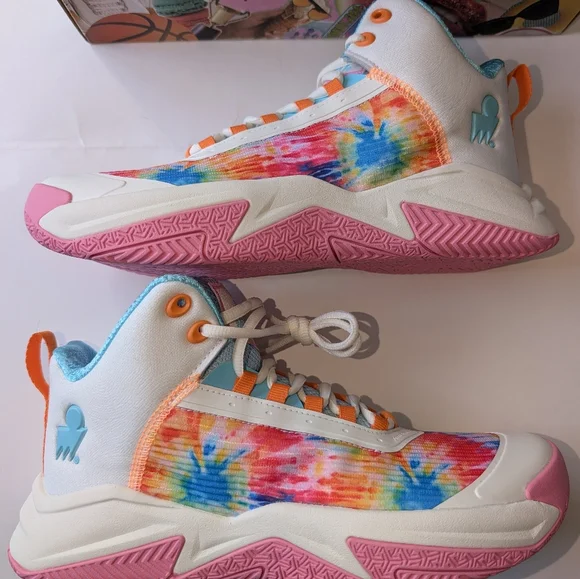 Moolah Pressbreak V2 Colorful Basketball Sneakers Youth 7 / Women's 8.5 - Picture 2 of 7